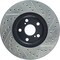 Centric Parts Sport Drilled/Slotted Brake Rotor, 127.44114R 127.44114R - alternate 3